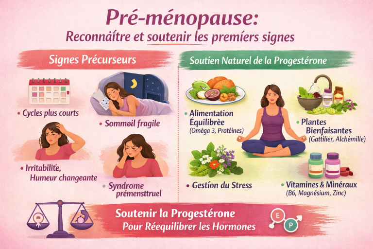 Pré-ménopause : symptômes et solutions naturelles